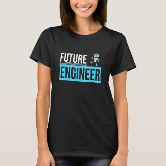 未来エンジニアU2013 Robotics Robot Engineer Mach Tシャツ (正面)