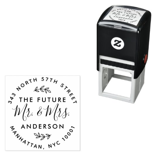 未来カスタムのミセスの結婚差出人住所 セルフインキングスタンプ (インサイチュ)
