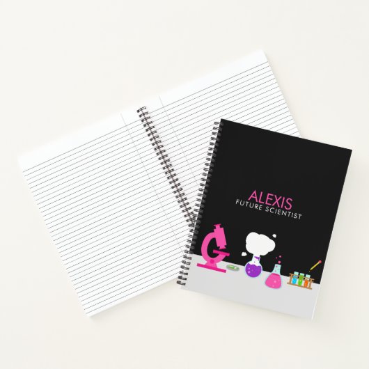 未来ガーリー科学者 ノートブック (内部)