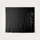 未来クラシックのミセス・ブライダルシャワー背景 タペストリー (正面(横))