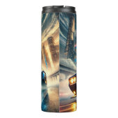 未来クラシックの街並みに対抗するマッスルカー タンブラー (裏面)