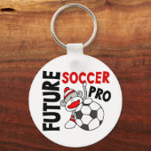 未来サッカープロ靴下モンキー キーホルダー (正面)