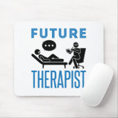 未来セラピスト心理学者メンタルヘルス マウスパッド (マウス)