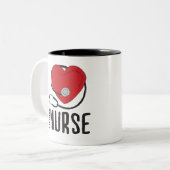 未来ナースが近いナース美術登録ナース ツートーンマグカップ (正面左)