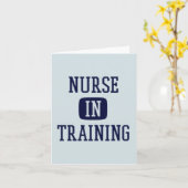 未来ナース看護学校の研修ナース カード (黄色い花)