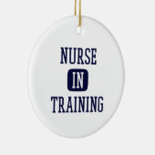 未来ナース看護学校の研修ナース セラミックオーナメント (右)