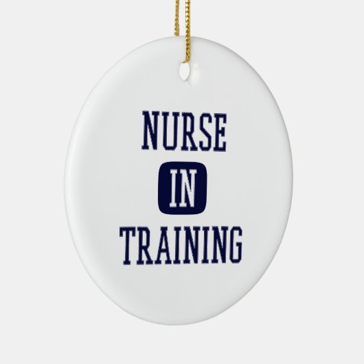 未来ナース看護学校の研修ナース セラミックオーナメント (右)
