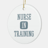 未来ナース看護学校の研修ナース セラミックオーナメント (左)