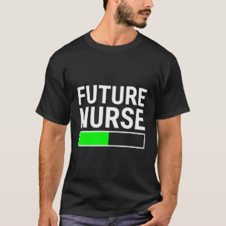 未来ナース積込みバークール看護学校卒業 Tシャツ