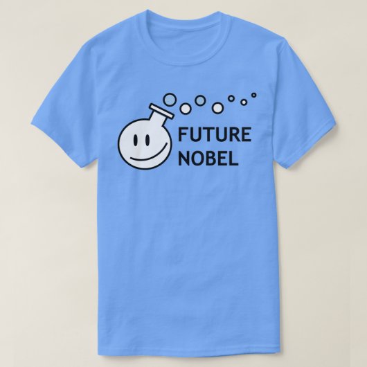 未来ノーベル賞はこちら1 Tシャツ (デザイン正面)