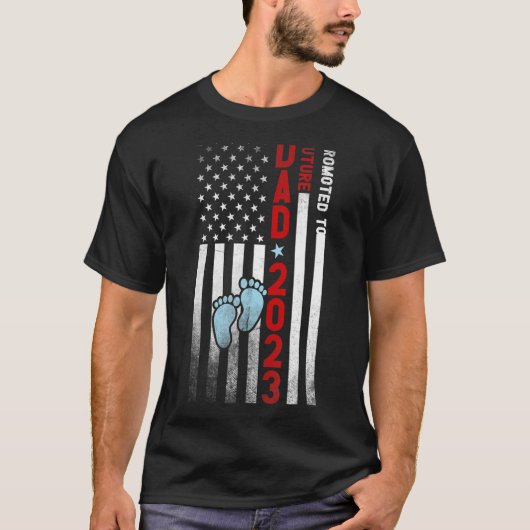 未来パパ2023年ファーザーズ・デイに昇格 Tシャツ (正面)