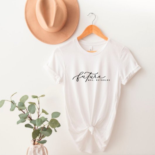 未来パーソナライズされたのミセス Tシャツ
