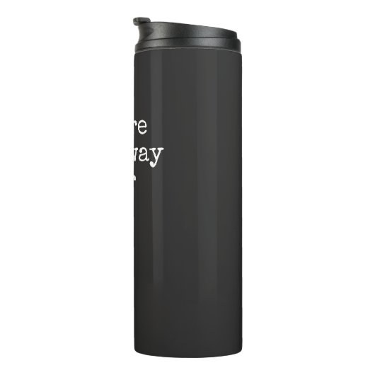 未来ブロードウェイスターインスパイアの俳優デザインブラック タンブラー (回転右)