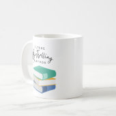 未来ベストセラー作家マグ コーヒーマグカップ (正面左)