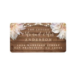 未来ミセス・フローラ・ウッド・ライツ結婚ズ・アドレスL ラベル