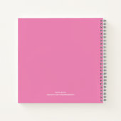 未来モダンのクリスチャン結婚ズアイディア ノートブック (裏面)