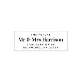 未来モダンのミセス・差出人住所 セルフインキングスタンプ (デザイン)