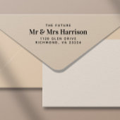 未来モダンのミセス・差出人住所 セルフインキングスタンプ