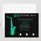 未来ロッカーベビシャワー招待状 招待状 (正面/裏面)