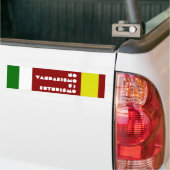 未来主義への破壊主義YESにノー バンパーステッカー (トラック上)