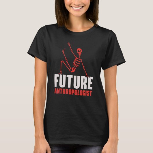 未来人類学人類学化石 Tシャツ (正面)
