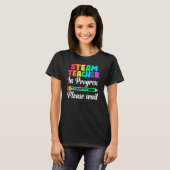 未来先生キュート蒸気先生進行中の嘆願 Tシャツ (正面フル)