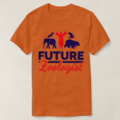 未来動物学者1 Tシャツ (デザイン正面)