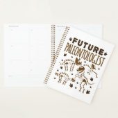 未来古生物学者の古生物学恐竜の骨 プランナー手帳 (ディスプレー)