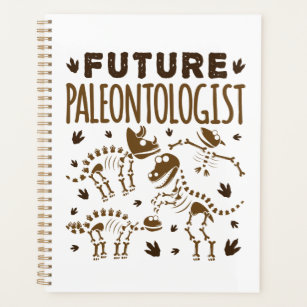 未来古生物学者の古生物学恐竜の骨 プランナー手帳