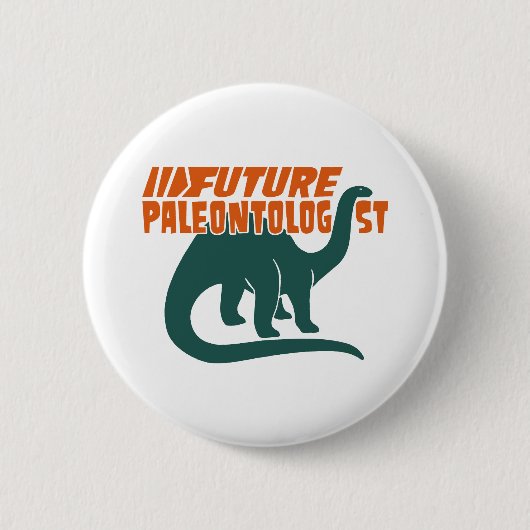 未来古生物学者 缶バッジ (正面)
