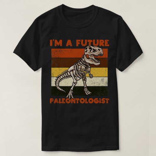 未来古生物学者 Tシャツ (デザイン正面)