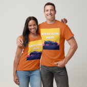 🚀 未来型スポーツカー グラデーション スピードアート Tシャツ (ユニセックス)
