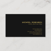 未来型六角パターンハイテク |モダン | 名刺 (裏面)