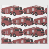 未来型消防車 ラッピングペーパー (フラット)