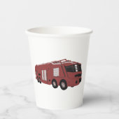 未来型消防車 紙コップ (正面)