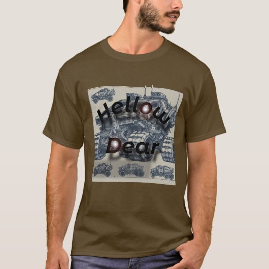 未来型装甲車両コンセプトアート Tシャツ (正面)