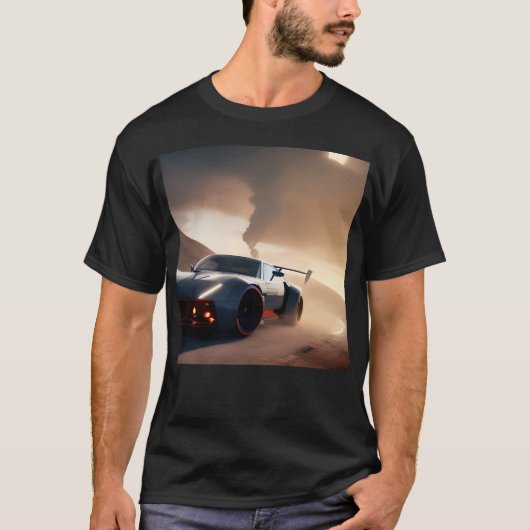 未来型車1 Tシャツ (正面)