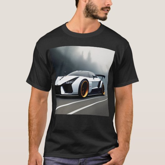 未来型車9 Tシャツ (正面)