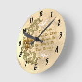 未来夢の時計 ラウンド壁時計 (傾斜)