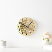 未来夢の時計 ラウンド壁時計 (ホーム)