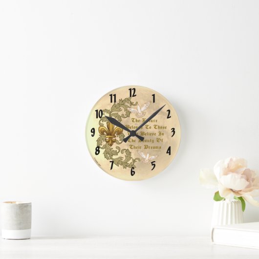 未来夢の時計 ラウンド壁時計 (ホーム)