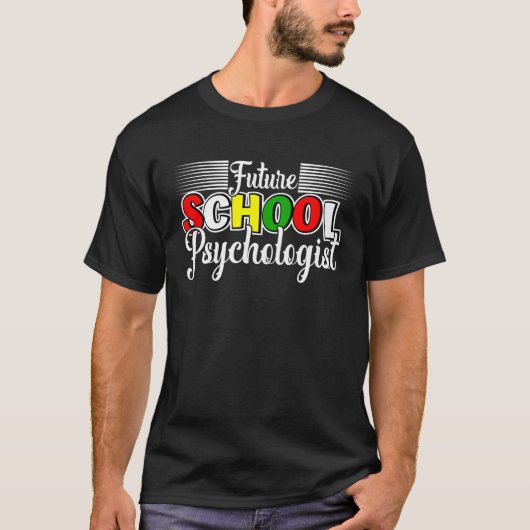 未来学校心理学心理学学生成績 Tシャツ (正面)
