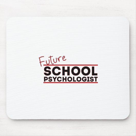 未来学校心理学者 マウスパッド (正面)