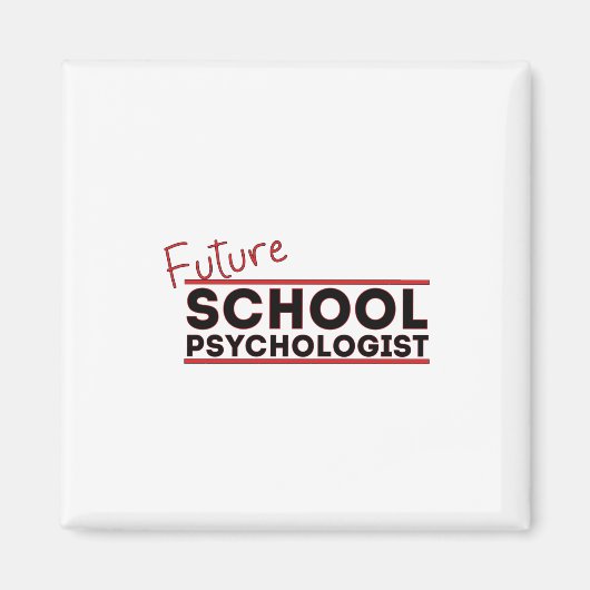 未来学校心理学者 マグネット (正面)