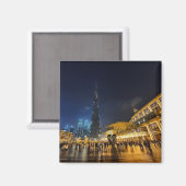 未来建築のビューBurj Khalifa マグネット (正面/裏面)