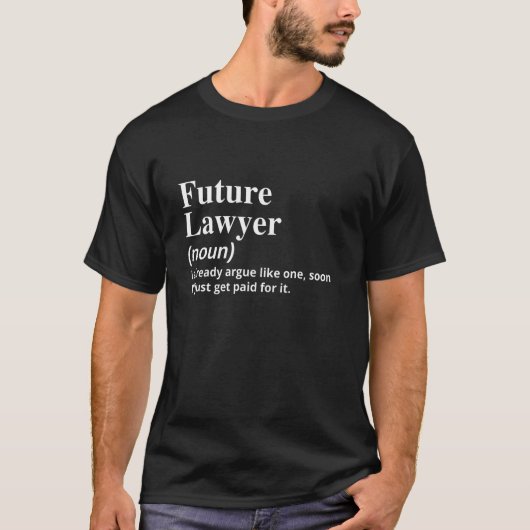未来弁護士弁護士法学院学生ギフト Tシャツ (正面)