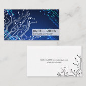 未来技術 | モダン 名刺 (正面/裏面)