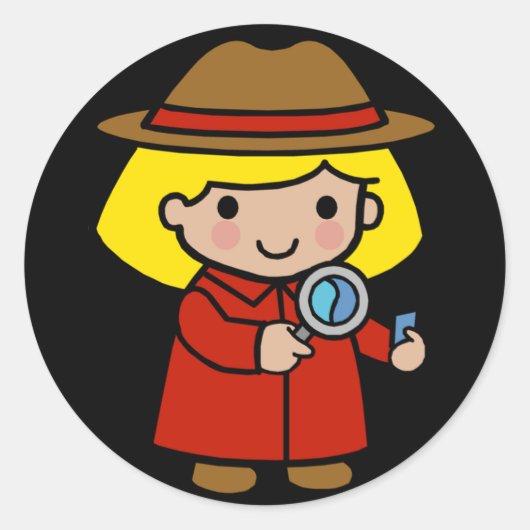 未来探偵/フォレンジックサイエンティスト/ P.I. ラウンドシール (正面)