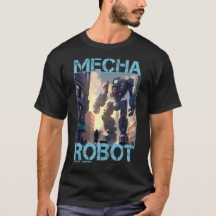 未来日本ののAIジャイアントメカロボットサイエンスフィクション Tシャツ