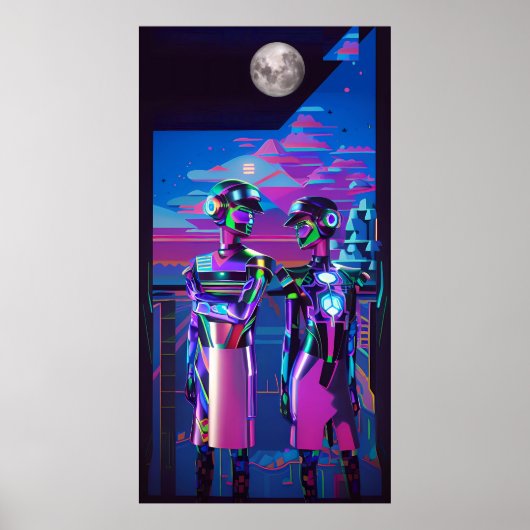 未来時計 – Ken Gage Art ポスター (正面)